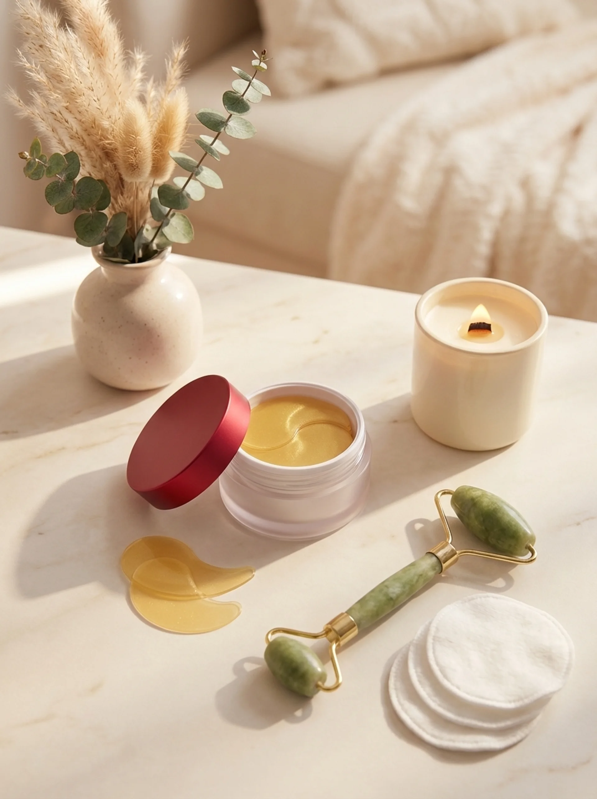 Luxury vanity setup with FLORARY